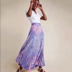 Anthropologie Siddhartha Bansal Pleated Skirt